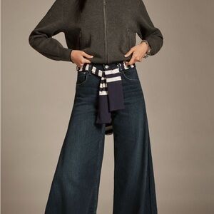 Citizens of Humanity Amari High-Rise Wide-Leg Jeans: Size 33 Petite